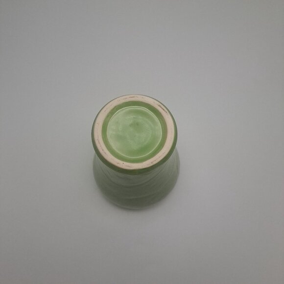 Max Factor Khara Fantasy Green Embossed Ceramic Jar Vase NO LID - Picture 10 of 10